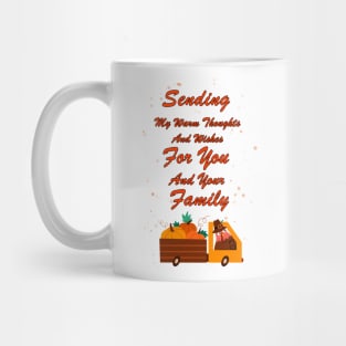 Thanksgiving Grateful Family Gift Mug